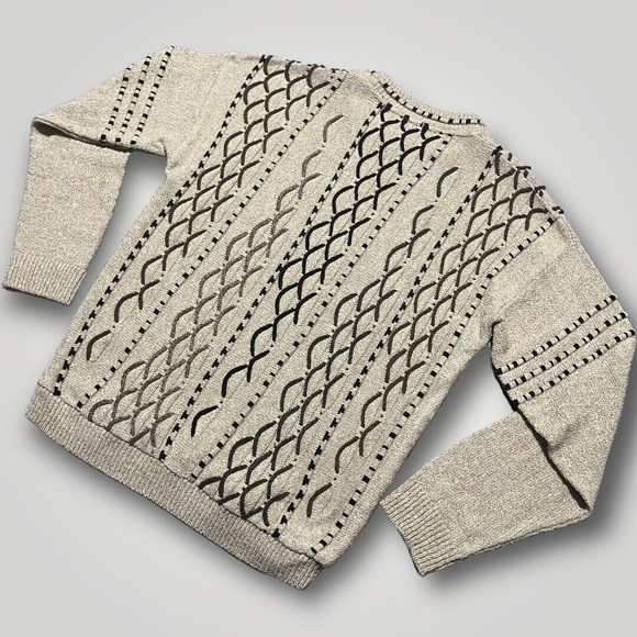 Vintage Protege Collection 3D Coogi Cosby Style Sweater Medium Large Made in USA - Picture 16 of 16